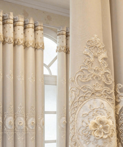 Delicate Patterns Bringing Elegance To Room Love Story Curtain